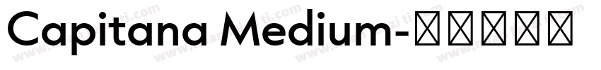 Capitana Medium字体转换